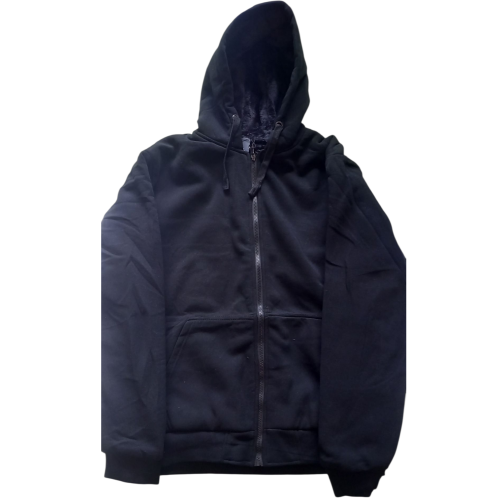 Φούτερ Μαύρο με Επένδυση Γούνας